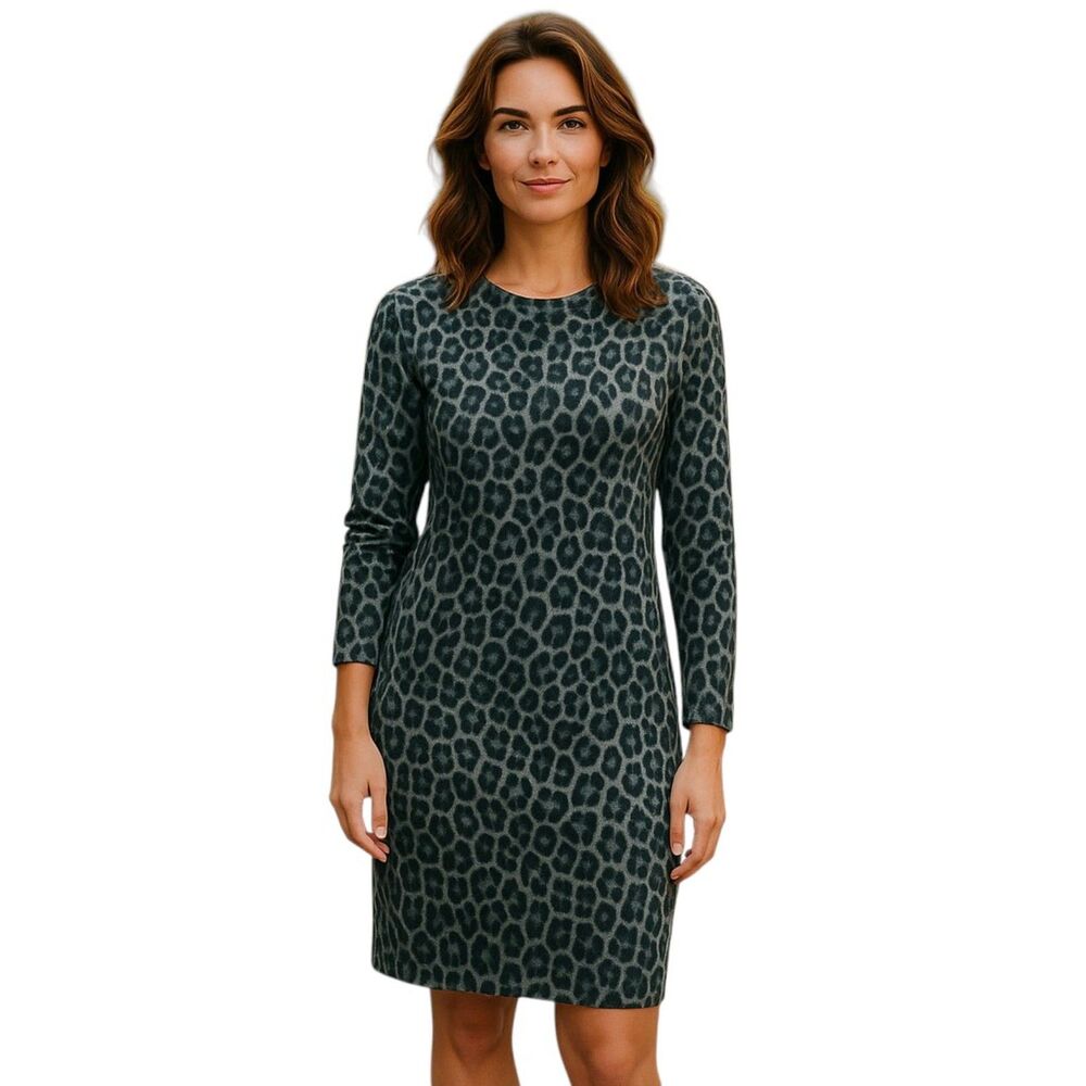 Banana Republic Animal Print Bodycon Dress